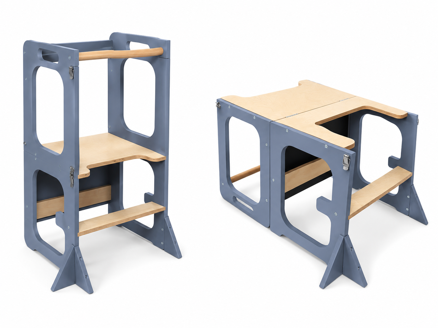 3-in-1 Montessori Learning Tower & Activity Table