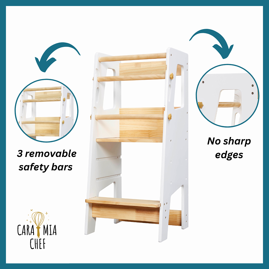 Toddler standing tower for independence and learning at home